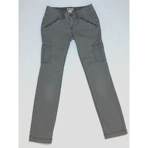 Mudd Women's Cargo Pants Size 0 Grey Junior